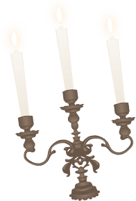 キャンドルのイラスト